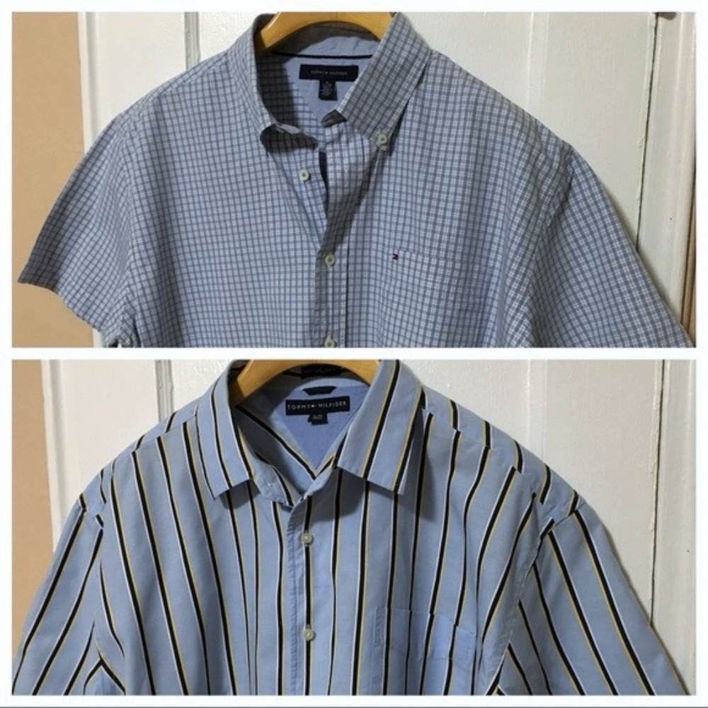 Bundle Lot 2 Tommy Hilfiger Short Sleeve Shirt XL